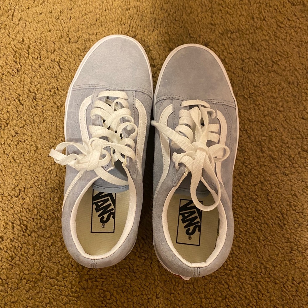 Vans Pig Suede Old Skool Blue Fog